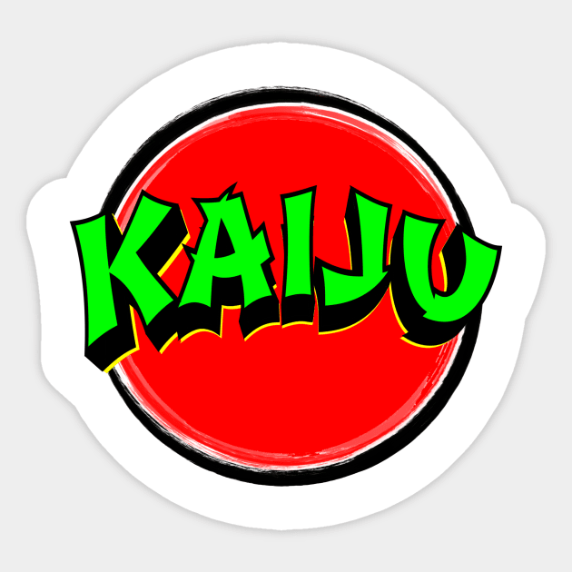 Kaiju Sticker by Retro-Matic